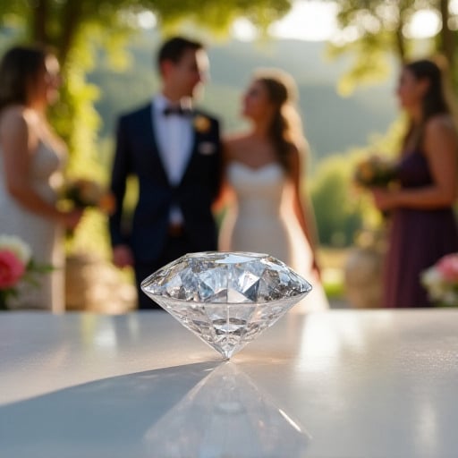 Бриллиант из ДНК Eternelle Diamonds на свадьбу