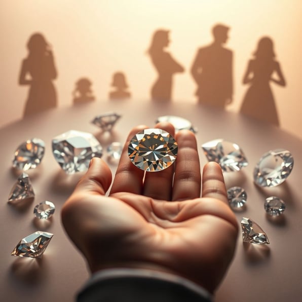 Бриллиант из ДНК знаменитостей Eternelle Diamonds это индивидуальный акцент